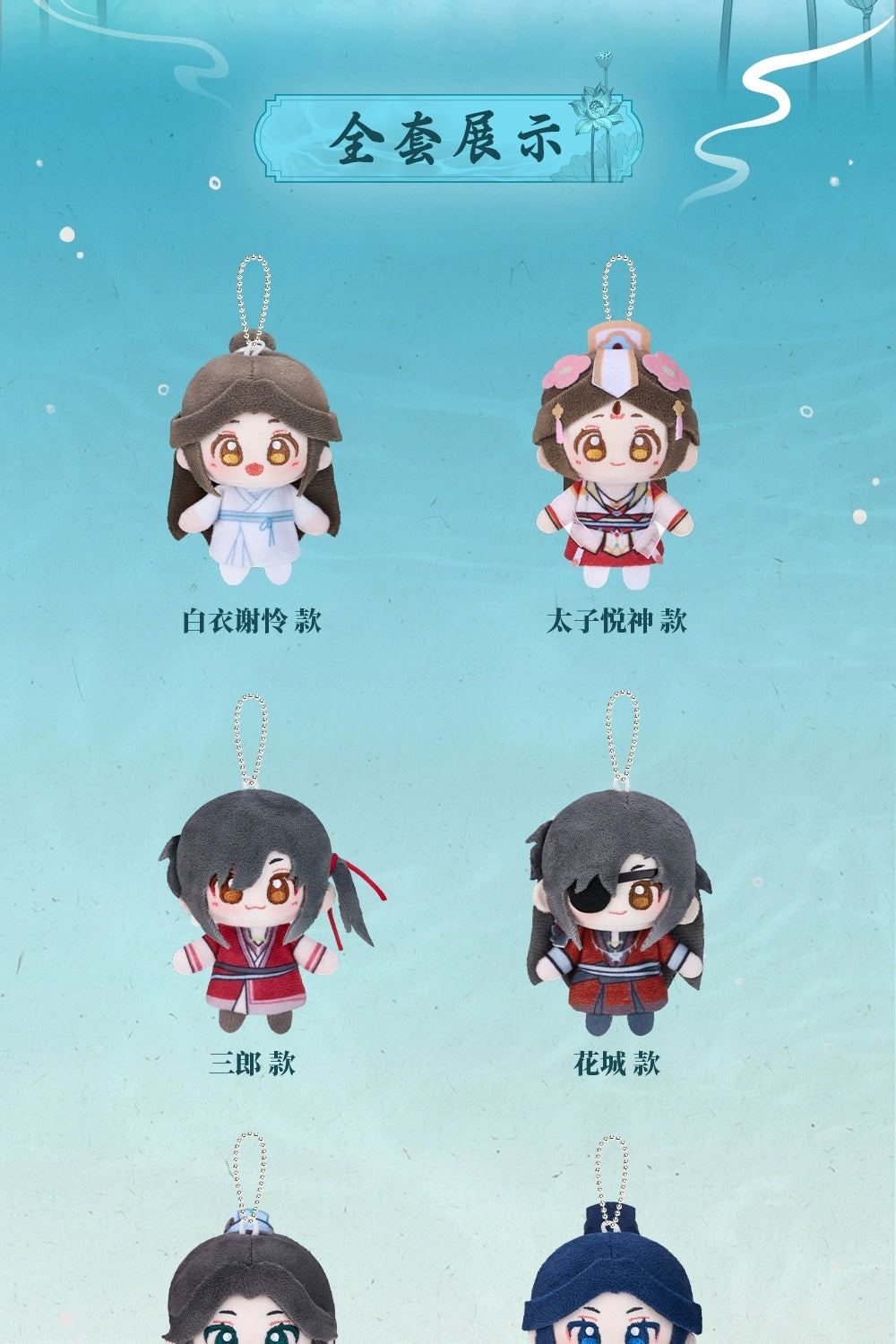 Heaven Official's Blessing: Ling Wen Mini Doll - Qing Lian Series (8cm)