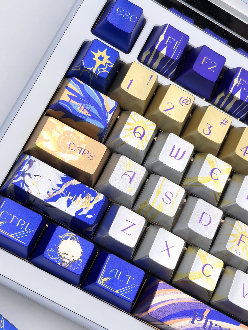 Honkai: Star Rail: Phainon & Chaos Rana Keycap Set - Celestial Edition