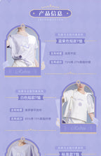 Honkai: Star Rail: Robin Impression Theme Crop T-Shirt - Light Purple