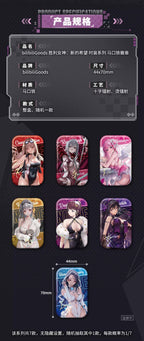 Goddess of Victory: NIKKE - Costume Series Rectangular Can Badge Set Box