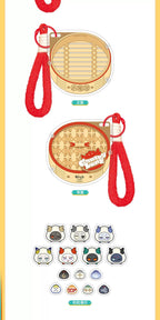 Arknights: Sui Siblings & Friends Dumpling Acrylic Shaker Ring - Xiao Long...