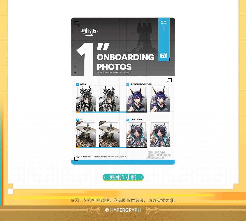 Arknights: Human Resources Resume 18.0 Postcard Set - Wang, Ch'en & More