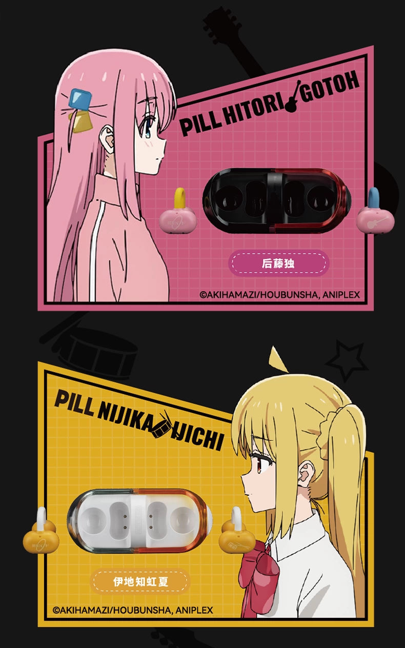 Bocchi the Rock! x MOONDROP: Ikuyo Kita Pill Bluetooth Earphones