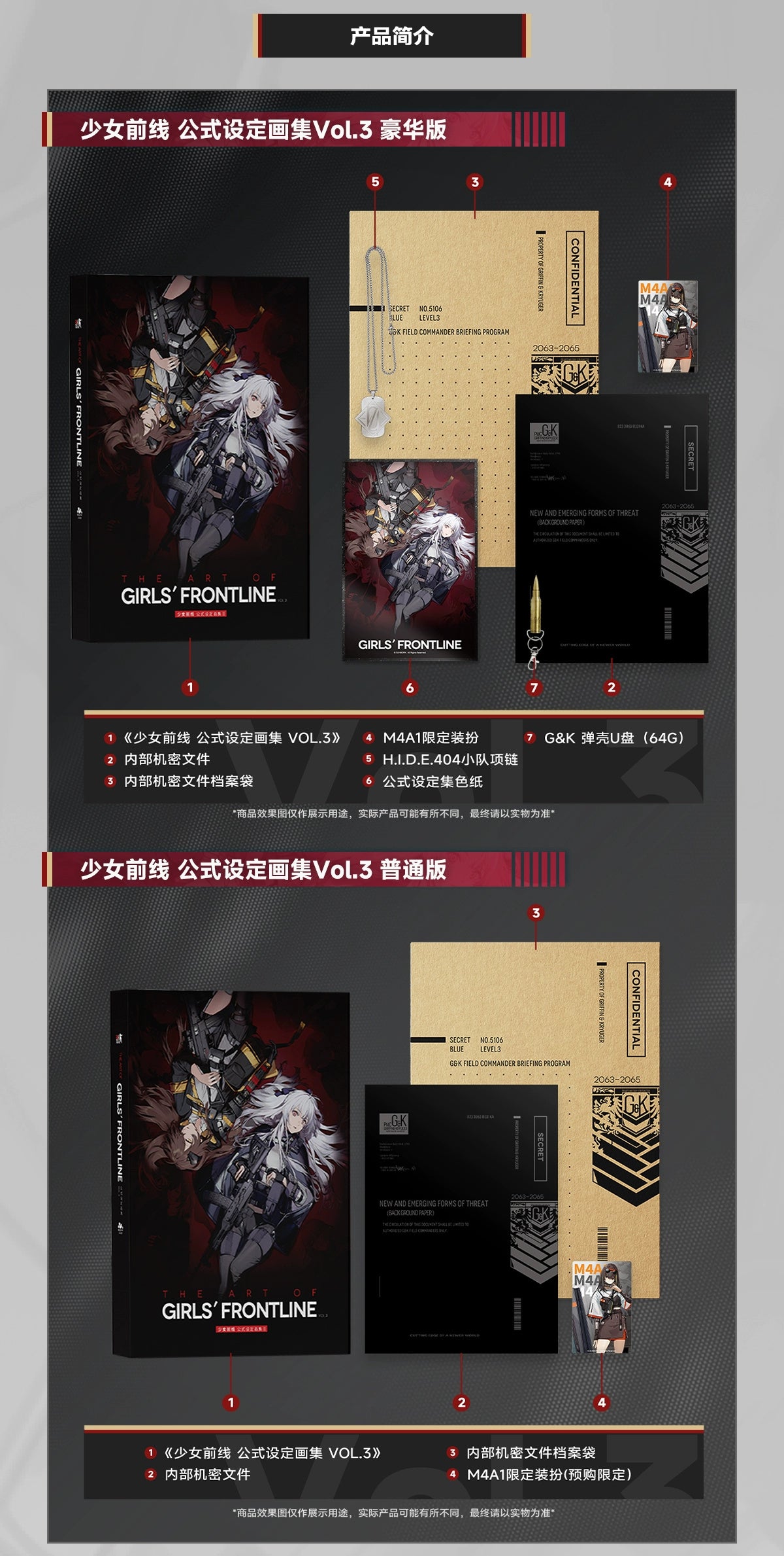 Girls' Frontline: Art & Setting Collection Vol. 3 - Standard Edition