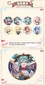 Hatsune Miku: Piapro Characters Can Badge Set - First Heart Whispers Series