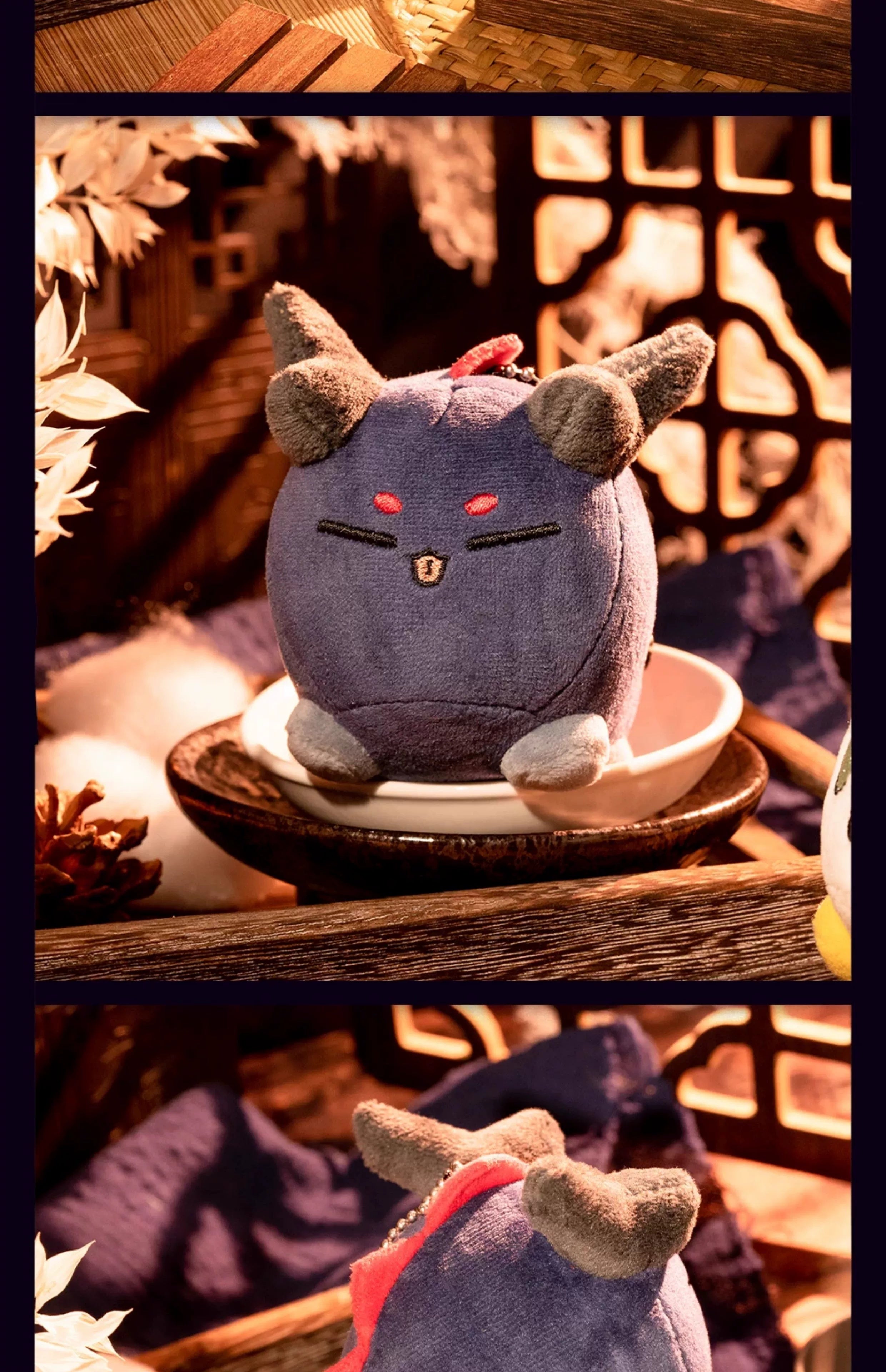 Arknights: Wei Running Dragon Bubble Mini Plush Keyring