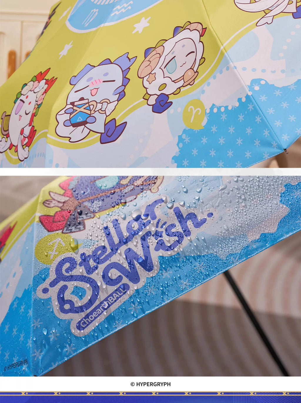 Arknights: Dragon Bubble Star Wish Series Automatic Folding Umbrella