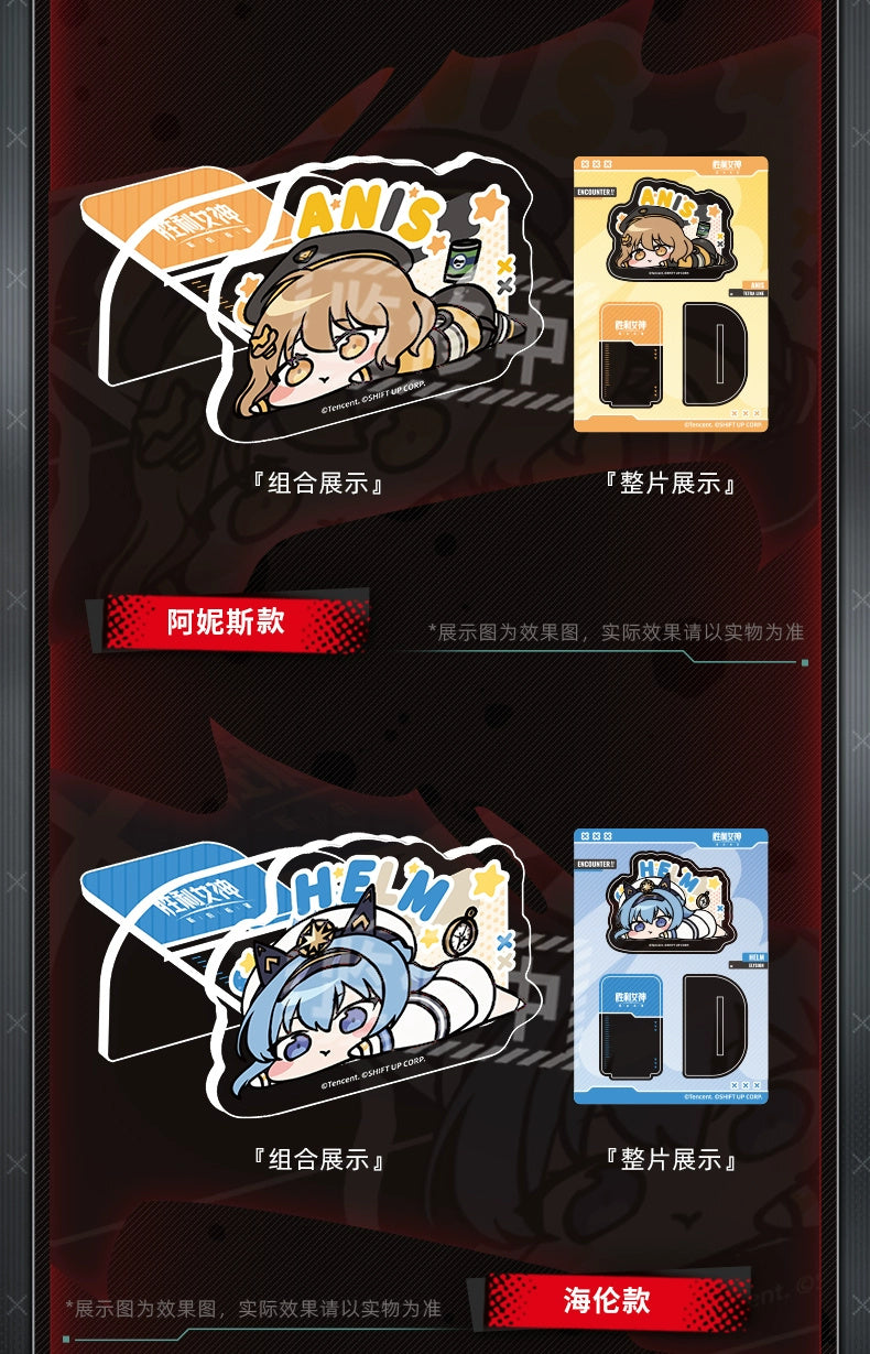 Goddess of Victory: NIKKE: Monitor Mate Acrylic Stand - Chibi Peeking Ver..