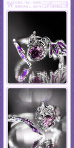 Honkai: Star Rail: Castorice Themed Impression Ring - Adjustable Open Ring
