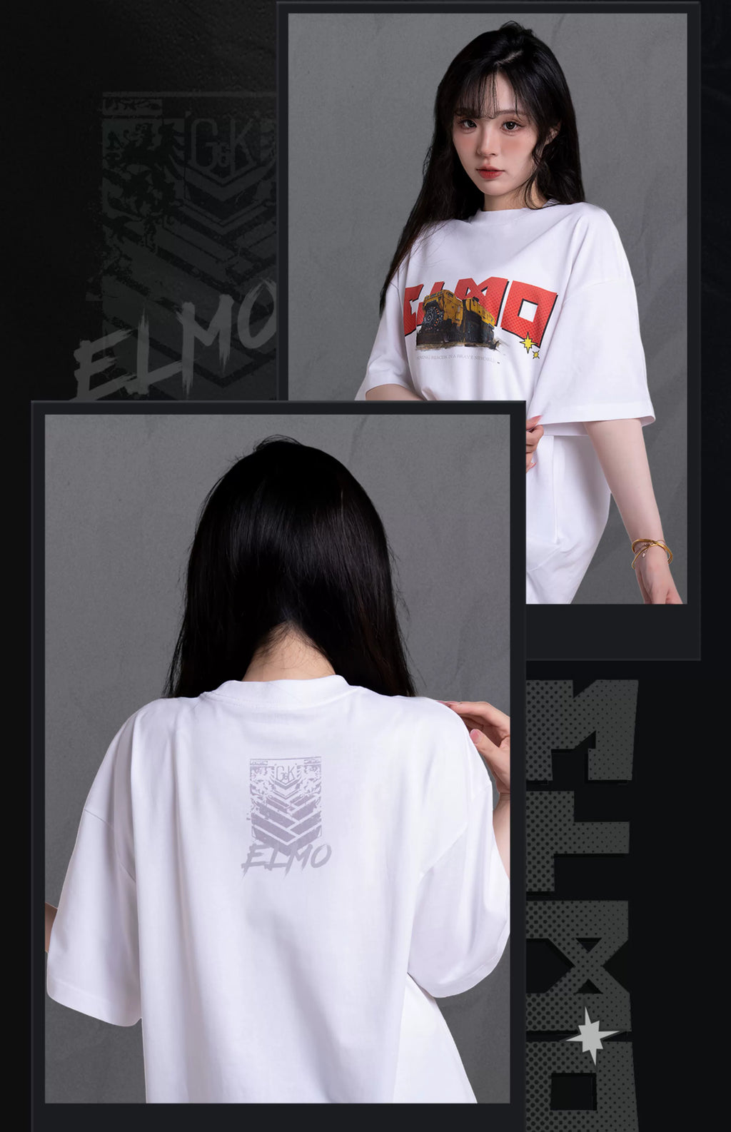 Girls' Frontline 2: Exilium: Elmo T-Shirt - White