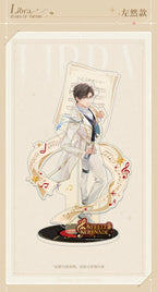 Tears of Themis · Stellis Serenade · Layered Acrylic Stand · Artem Wing — white concert suit, music ribbons and layered stage backdrop