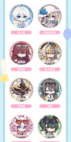 Honkai Impact 3rd: The Thirteen Flame-Chasers Q-Version Can Badge - Random