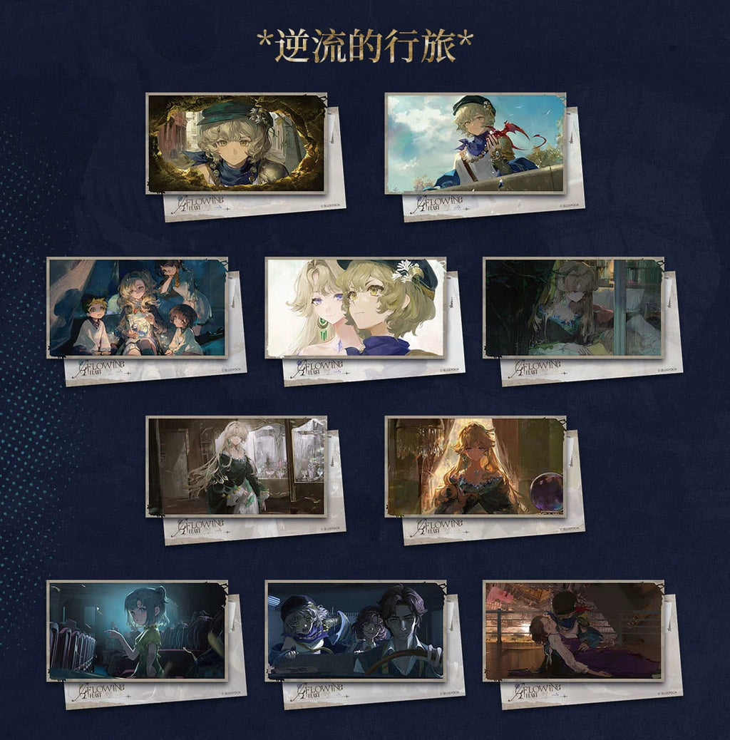 Reverse: 1999: Feast in the Flow CG Postcard Set - Journey Against the Current