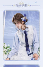 Genshin Impact: Kamisato Ayato Impression Theme Ribbon Hair Accessory & Keychain