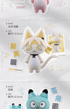 Zenless Zone Zero: Section 6 Cat Series Plush Keyring & Postcard Set