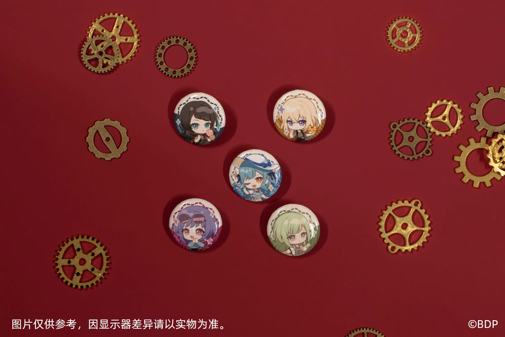 BanG Dream!: Ave Mujica Q-Version Can Badge Set - Crossroads & Beyond Ver
