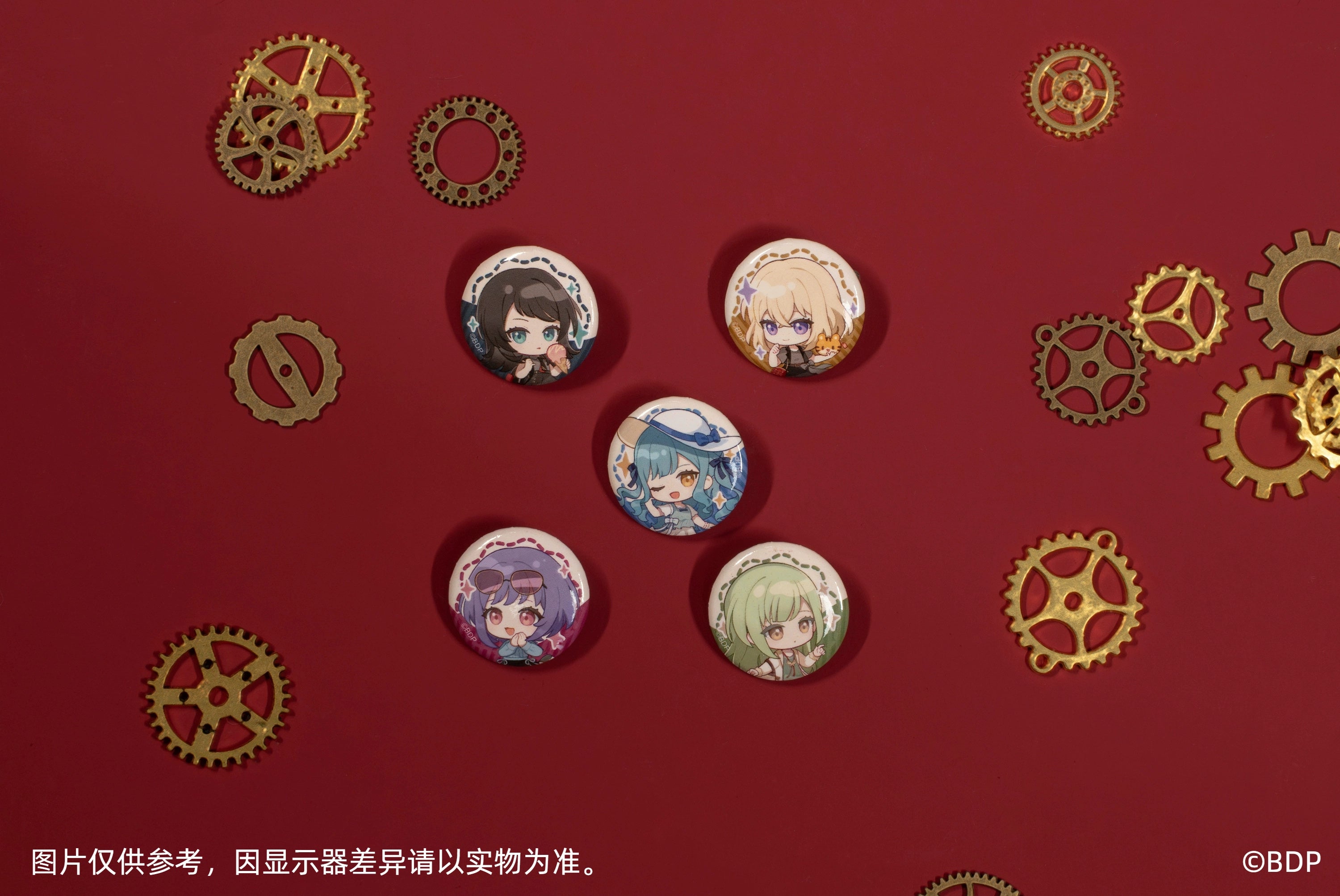 BanG Dream!: Ave Mujica Q-Version Can Badge Set - Crossroads & Beyond Ver