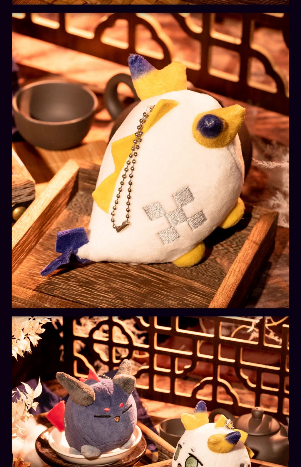 Arknights: Wei Running Dragon Bubble Mini Plush Keyring