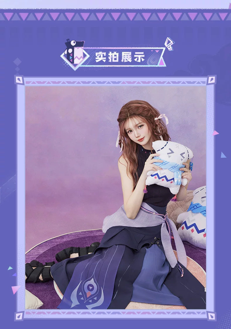 Genshin Impact: Citlali Impression Theme Plush Multi-Purpose Crossbody Bag