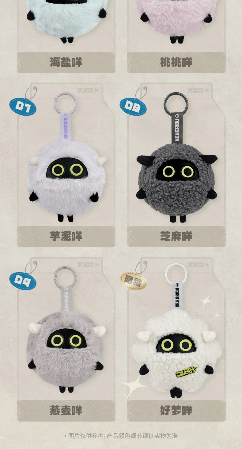 Zenless Zone Zero: Bangboo Fleece Plush Keyring - Sheep Series (9-Piece Set)