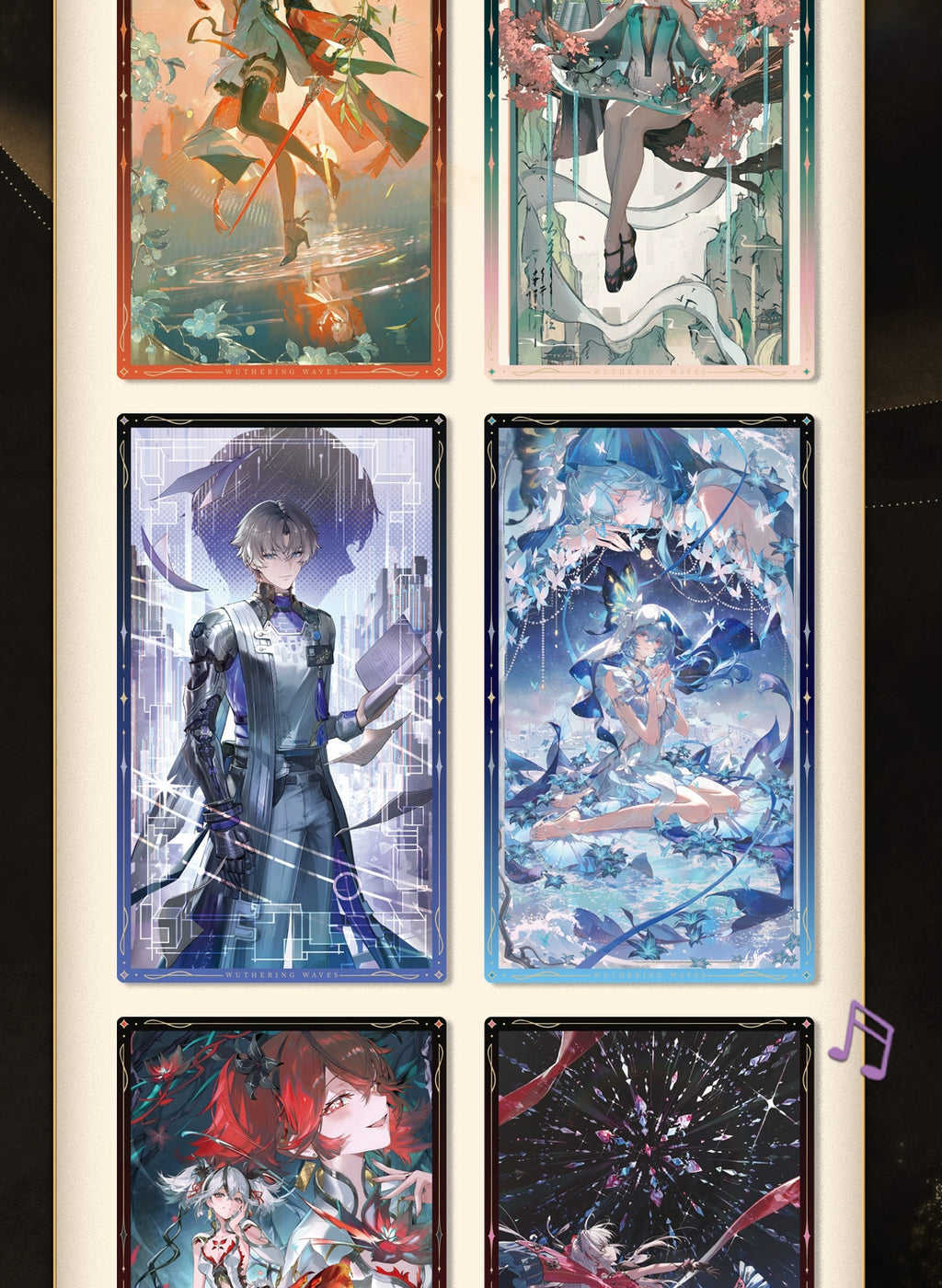 Wuthering Waves: Sound of Tides and Stars Collection Card Gift Set