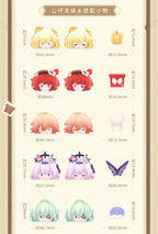 Honkai: Star Rail: Mydei Jenga Figure Set - Amphoreus Heroic Chronicle Vol. 1