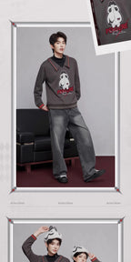 Genshin Impact: Arlecchino Impression Theme Layered Sweatshirt