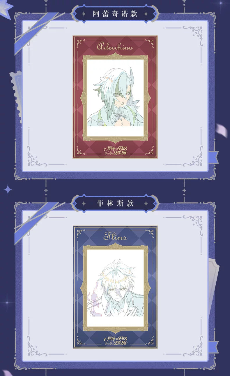 Genshin Impact: 2026 FES Festival Reunion Original Art Hologram Card Set