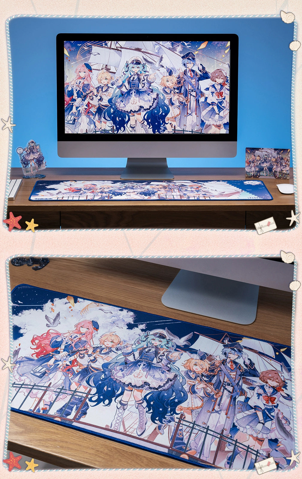 Hatsune Miku: Tidal Song Series Large Desk Mat - Nautical Group Ver