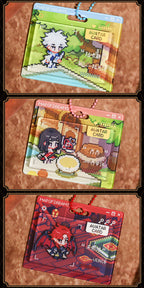 Link Click: Vein Acrylic Hanging Card Keyring - Map of Dreams 2025