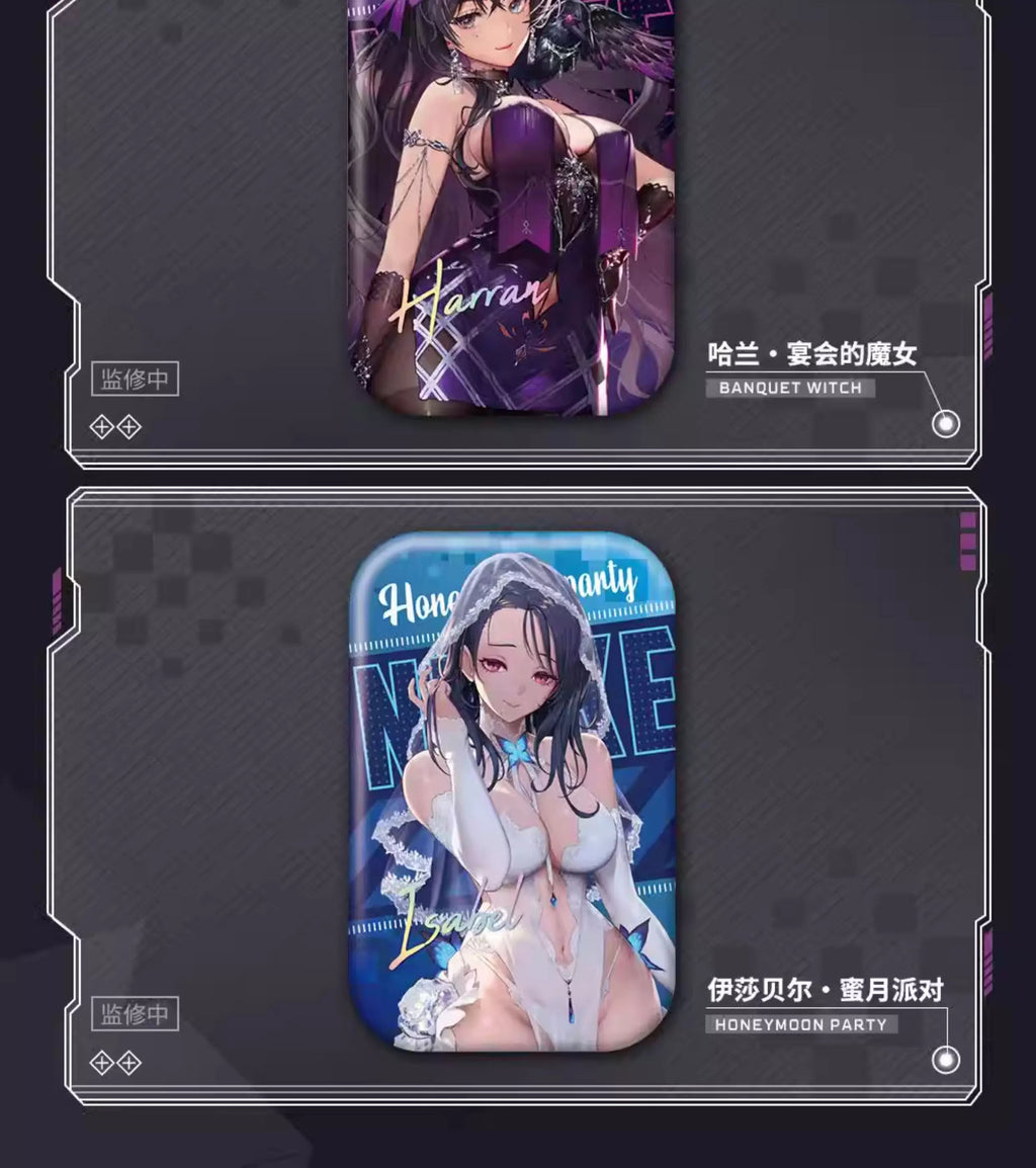 Goddess of Victory: NIKKE - Costume Series Rectangular Can Badge Set Box