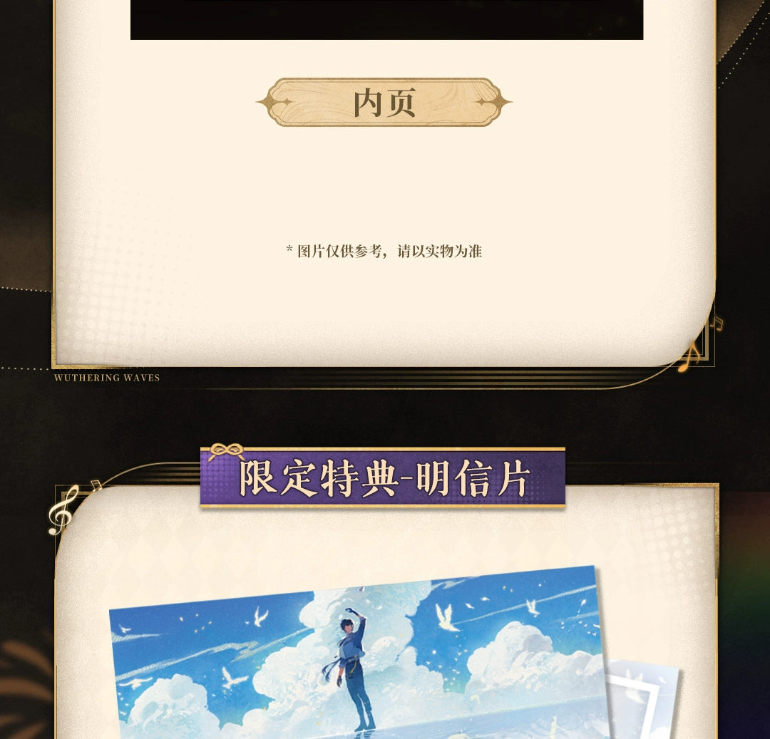 Wuthering Waves: Resonator Theme Postcard Storage Album - Rover Ver