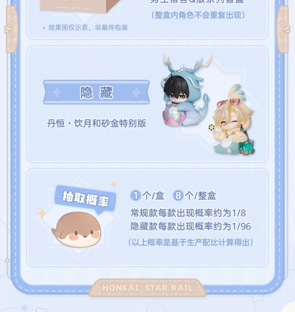 Honkai: Star Rail: Boys' Dormitory Series Q-Version Figure Box Set