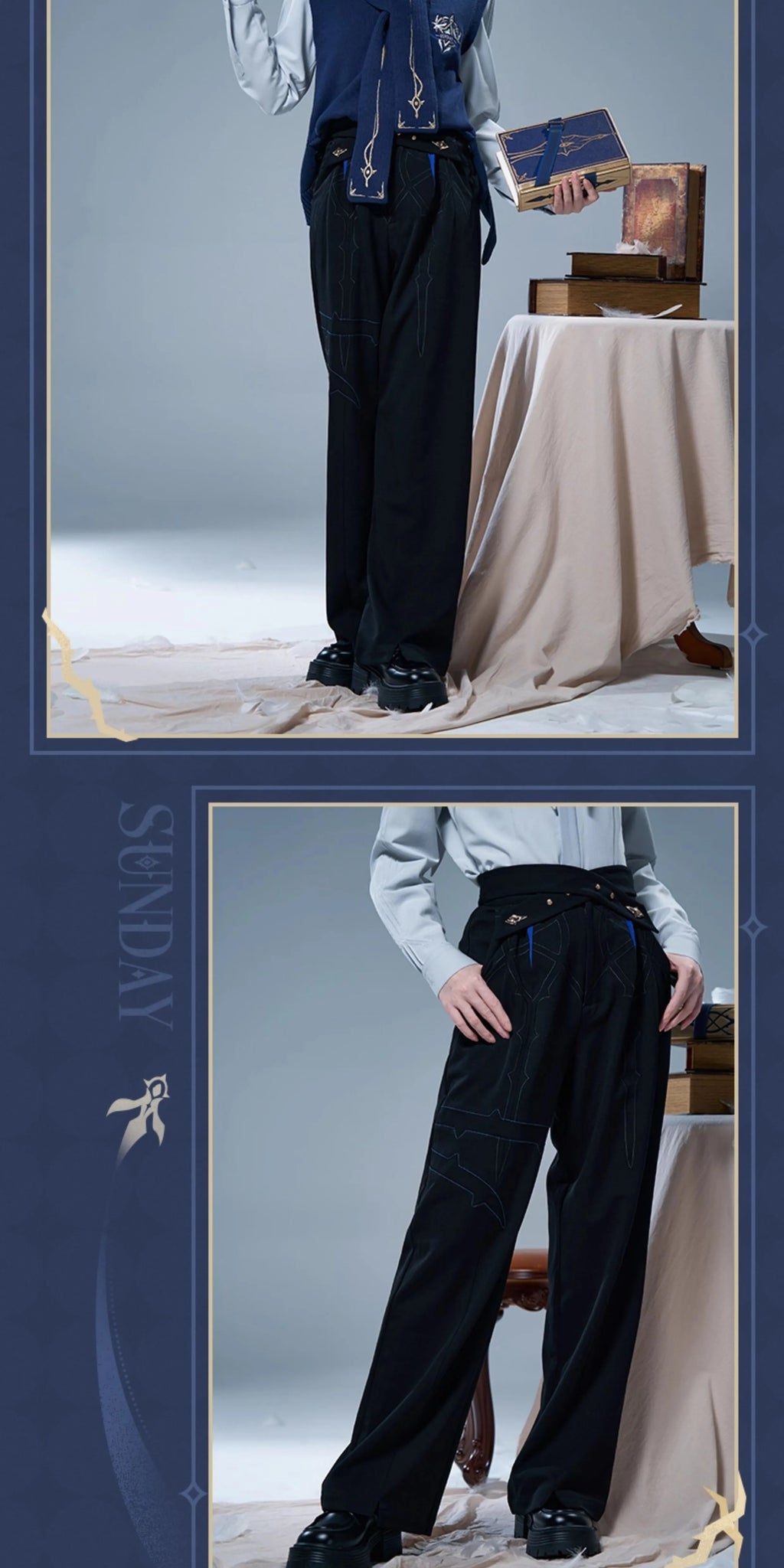 Honkai: Star Rail: Sunday Impression Theme Wide-Leg Pants