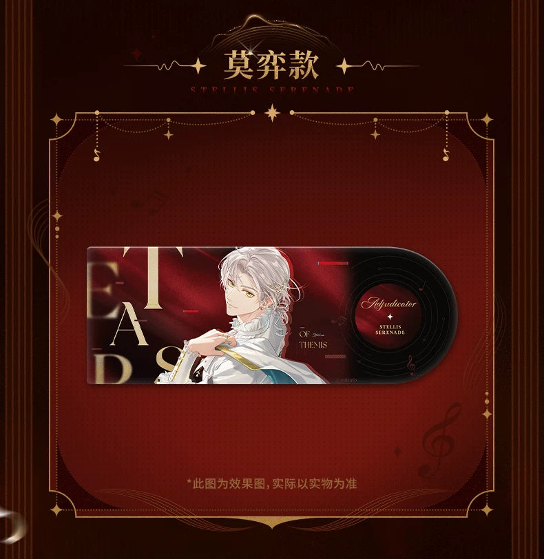 Tears of Themis · Stellis Serenade · Starlight LP-Design PET Ticket · Vyn Richter — portrait ticket with round black record motif