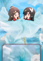 Heaven Official's Blessing: Xie Lian & Hua Cheng Mini Doll Fridge Magnet Set.