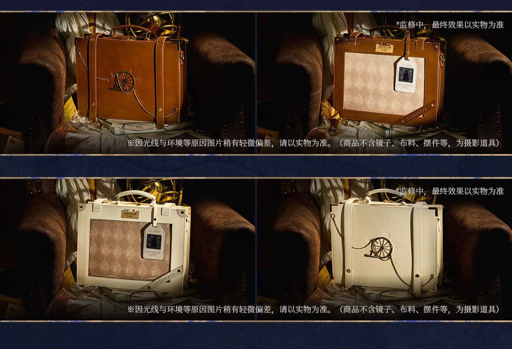 Reverse: 1999: Journey Record Travel Scrapbook Ita Bag - Ivory