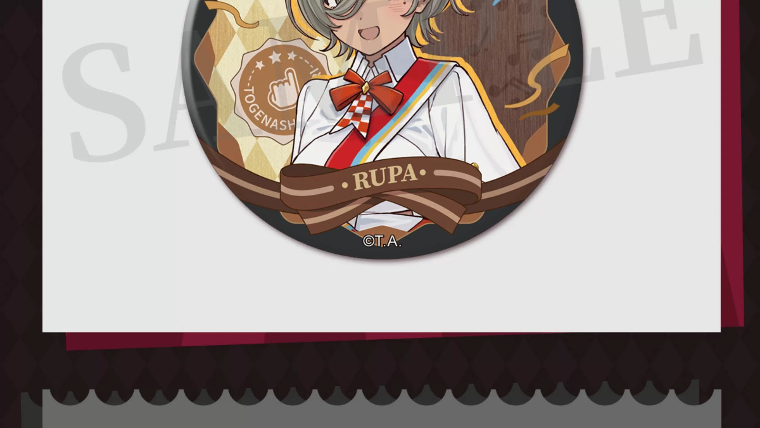 Girls Band Cry: Togenashi Togeari Can Badge - Dimension Wave Cafe Collab