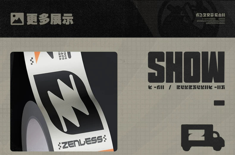 Zenless Zone Zero: Urban Kit Series Box Tape - Silver Ver.