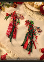 Reverse: 1999: An-an Lee Christmas Series Woven Strap Keyring