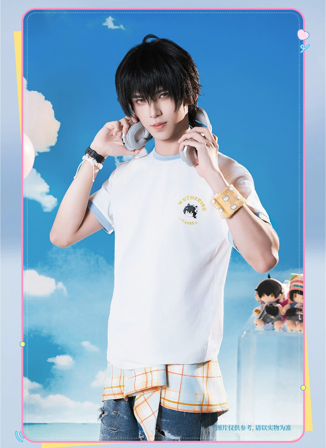 Wuthering Waves: 2025 KUROFEST Melody of the Heart T-Shirt - Black