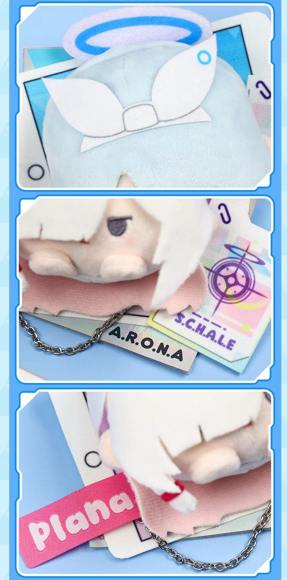 Blue Archive: Prana Plush Patch Badge - Schale ID Series