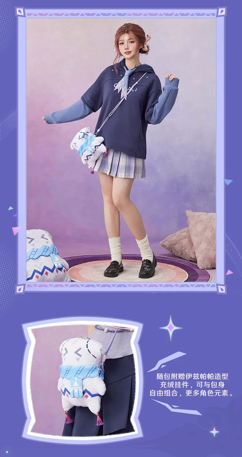 Genshin Impact: Citlali Impression Theme Plush Multi-Purpose Crossbody Bag