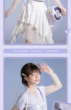 Honkai: Star Rail: Robin Impression Theme Crop T-Shirt - Light Purple