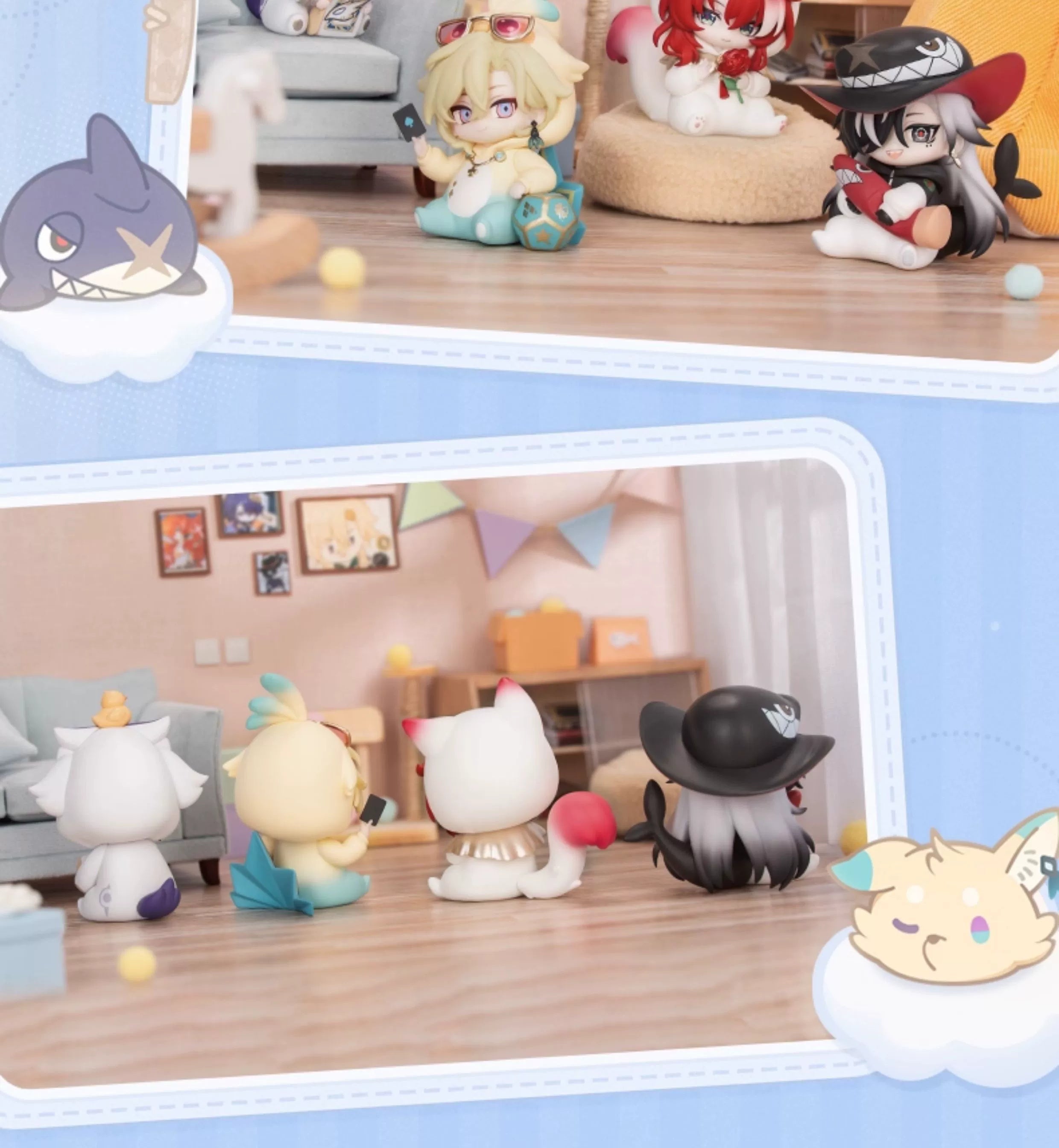 Honkai: Star Rail: Boys' Dormitory Series Q-Version Figure Box Set