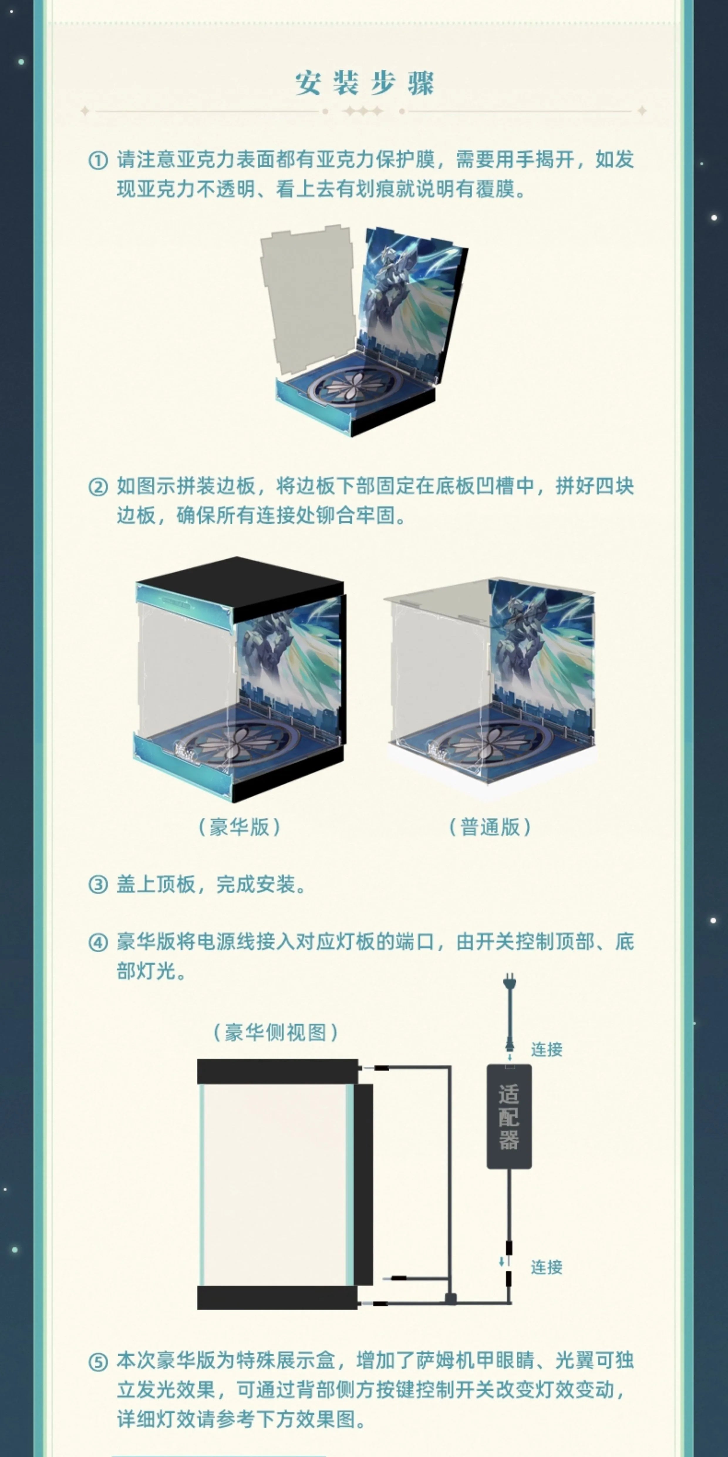 Honkai: Star Rail: Firefly 1/7 Scale Figure Display Case - Standard Ver