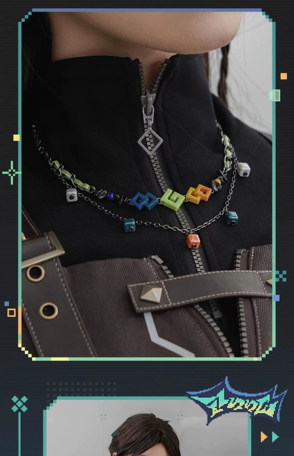 Genshin Impact: Kinich Impression Theme Double Layer Necklace