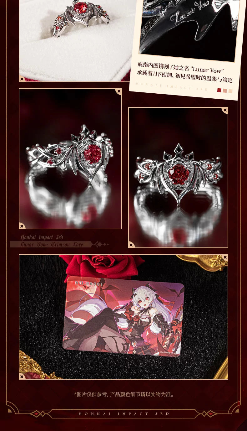 Honkai Impact 3rd: Theresa Lunar Vow 925 Silver Ring Gift Set