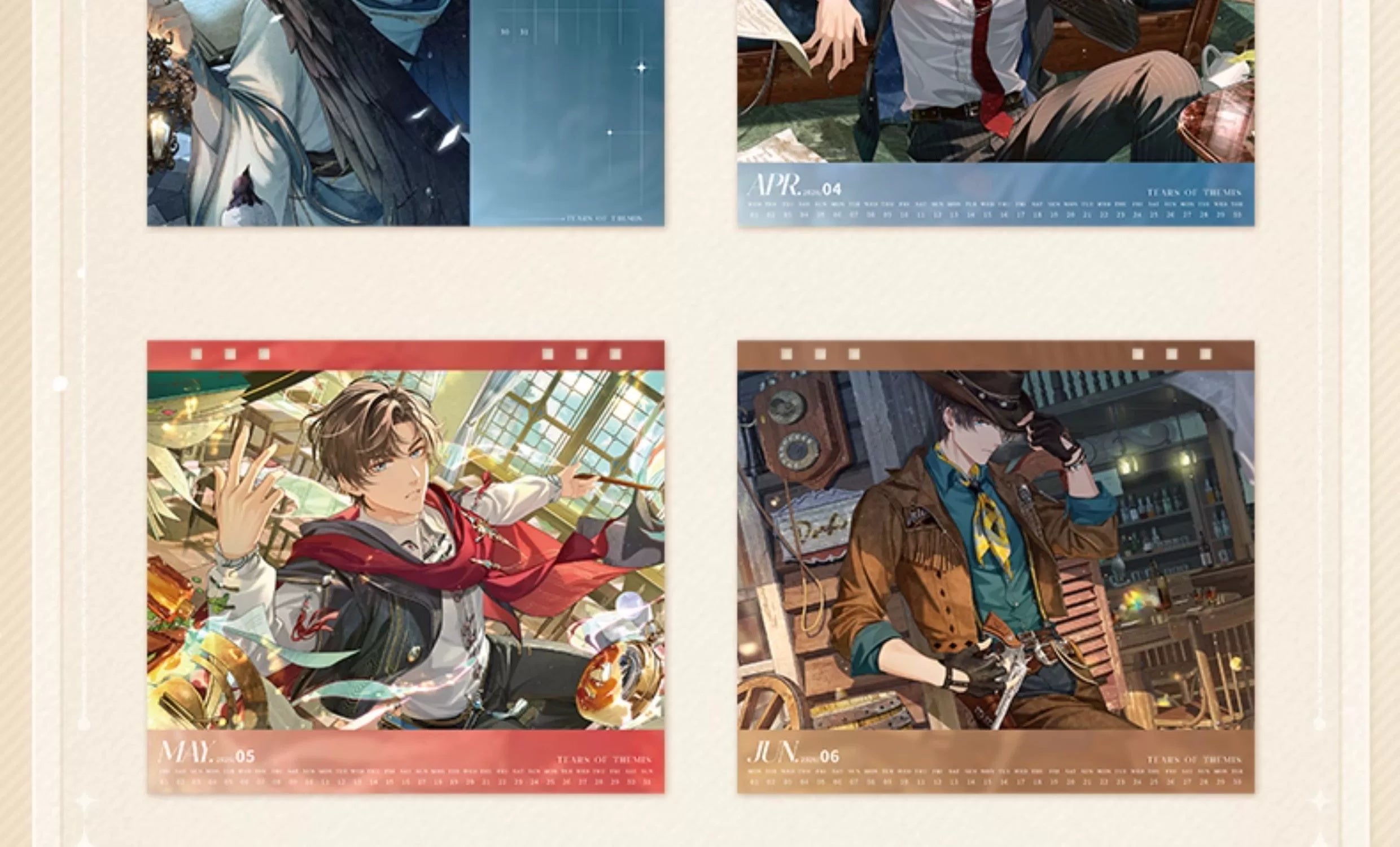 Tears of Themis: Artem Wing 2026 Commemorative Calendar