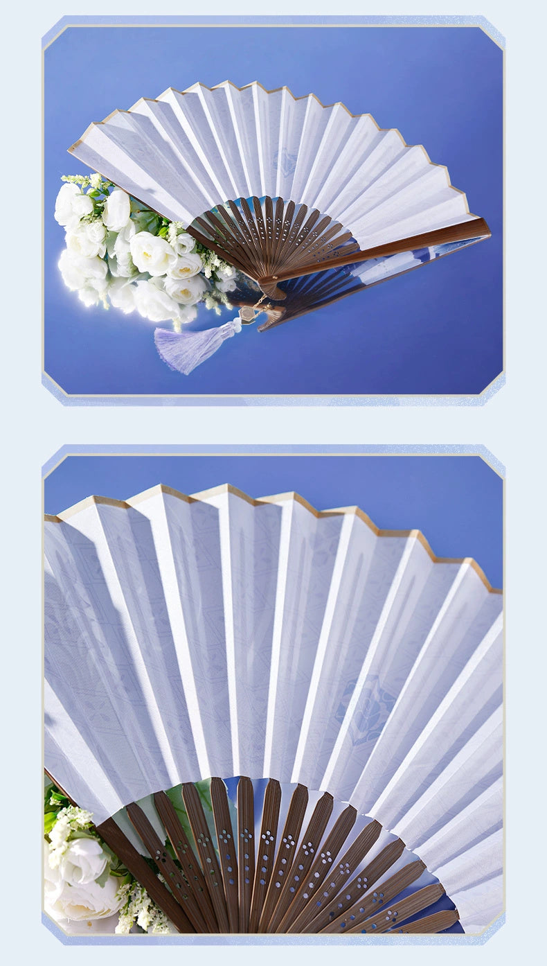 Genshin Impact: Kamisato Ayato Impression Series Gold Foil Silk Folding Fan